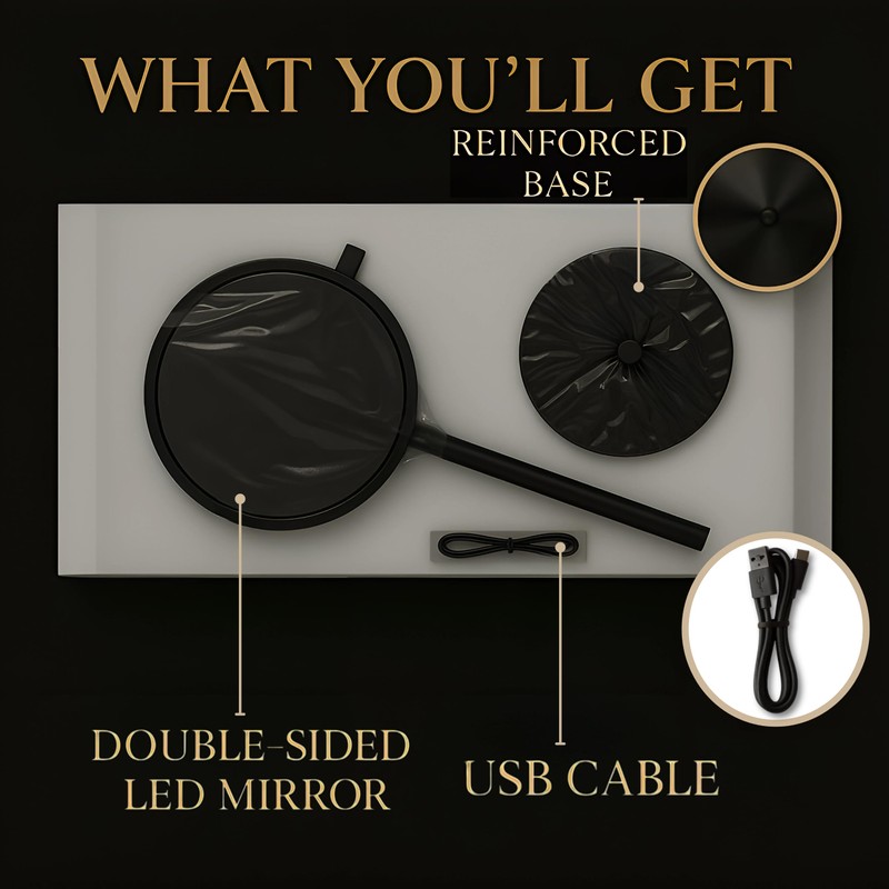 Ultra Zoom 20X Magnifying Lighted Makeup Mirror - 20X &