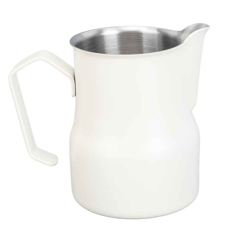Milk Frother Cup 350ml 304 Stainless Steel Pointed Mouth Foaming
