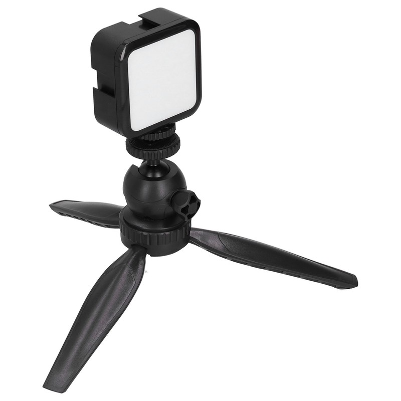 Portable Phone Microphone Vlogging Equipment Microphone Kit with LED Light