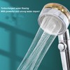 Turbine Fan Shower Head Shower Hose High Pressure 360 °