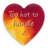 Fun Flirty Message on a Novelty Heart Shaped Coaster -