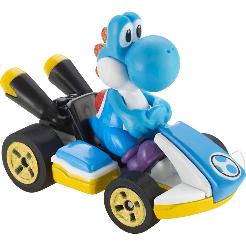 Hot Wheels Mario Kart Toy Vehicle 4-Pack, Collectible Set of