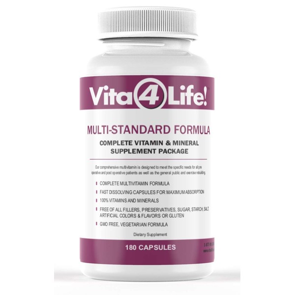 Vita4life, Bariatric Multivitamins, Multi-Standard Formula – 180 Count