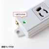 Sanwa Supply TAP-KS2-3 Construction Property Tap (2 openings, 9.8 ft