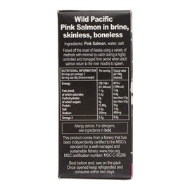 Fish 4 Ever Wild Pacific Pink Salmon in Brine, 160g