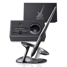 Novium Hoverpen 2.0 Bolgrafo de lujo futurista, bolgrafo profesional, esttica nica, impresionante bolgrafo ejecutivo con suspensin libre para girar,  