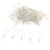 100pcs 3mm Clear Miniature 12V 60mA Grain of Wheat Bulbs