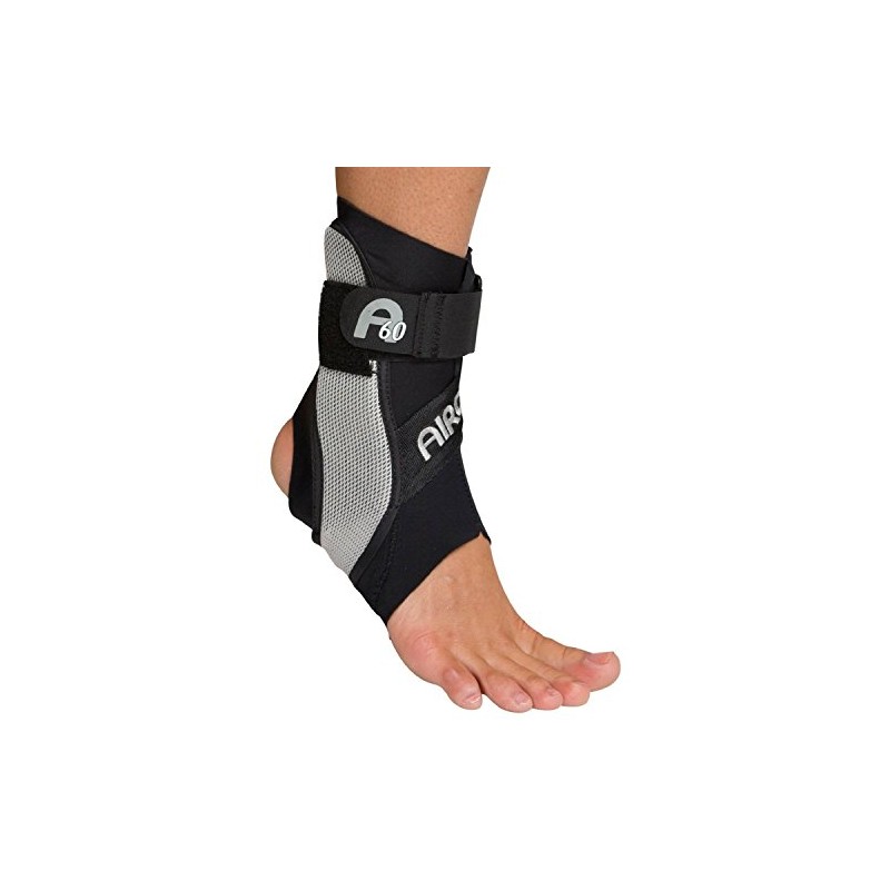 Aircast A60 Ankle Support Brace, Left Foot, Black, Small (Shoe