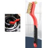 6 Pcs Wire Brush Set , Stainless Steel/Brass/Nylon/Bristle Brushes for
