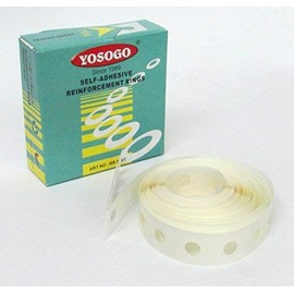 6 Boxes x 400 Pack Self Adhesive Hole Reinforcement Ring/Circle