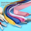 2 Pieces 140CM*2CM Black Drawstring Universal Cord for Replacement Polyester