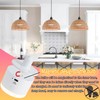 Battery Operated Pendant Light with Remote,Battery Ceiling Lights No Wiring,Battery