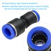PATIKIL 1/4 x 1/8 Inches Push to Connect Fittings, 5Pcs