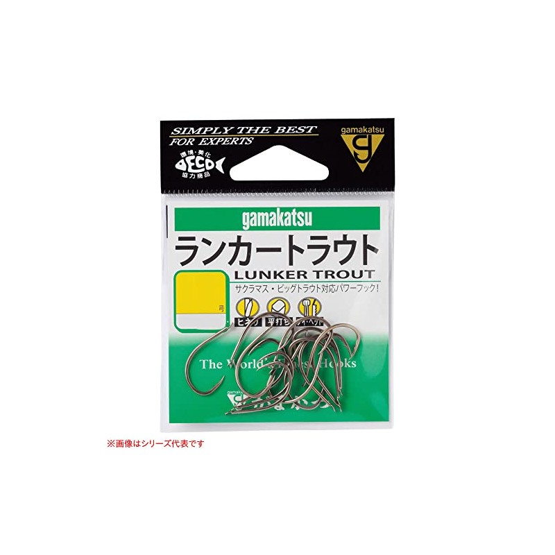 Gamakatsu Single Hook Ranker Trout 12 No. 14 Brown 67882