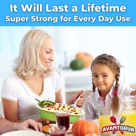 Super Strong, Ergonomic 11 in Serving Spoon 5 Pk. Big, Perforated Stainless Steel Spoons for Cooking, Baking and Basting. Best Kitchen Flatware for Buffet and Banquet Service in Restaurants and Homes