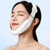 Wireless smart microcurrent facial massager double chin lifting facial wrinkle care ems massager, 1 piece, white / 무선 스마트 미세전류 얼굴 마사지기 이중턱 리프팅 얼굴주름관리 ems마사지기, 1개, 흰색