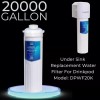Drinkpod Replacement Water Filter for 20,000 Gallon Under Sink Filter