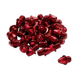 Reverse Pin Set 10.9" M4x4 Stahl rot