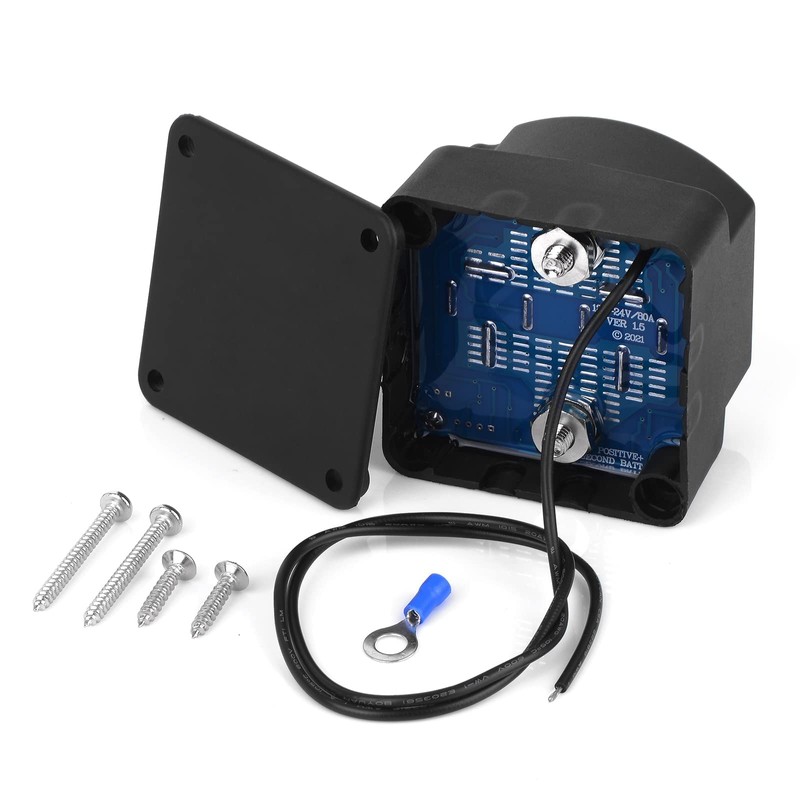 Jtron 12V 140 Amp Dual Battery Smart Isolator Kit- VSR