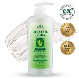 JNC Aloe Vera Premium Super Gel, 500ml, 1 piece / JNC 알로에베라 프리미엄 슈퍼젤, 500ml, 1개