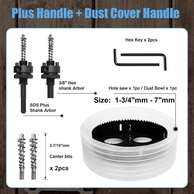 4-1/8" | 105mm Hole Saw for Recessed Lights,4-1/8" Bi-Metal Hole