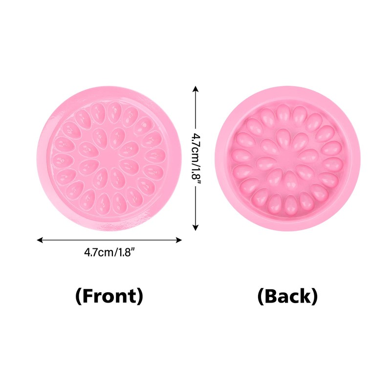 G2PLUS False Eyelashes Glue Holders, 100 PCS Disposable Eyelash Glue
