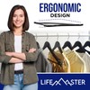 Lifemaster Wooden Clothes Hangers – with 360 Degree Swivel Hook