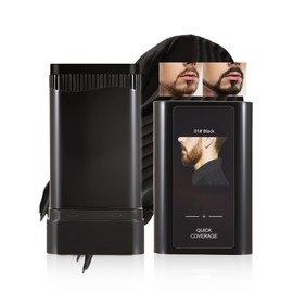 KGAJSGH Beard Touch-Up for Men, Instant Gray Hair Cover Stick, Built-In Comb for Seamless Blending, Cream Concealer, Quick Temporary Cover