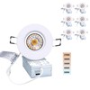 POPANU Canless Recessed Gimbal Downlight Rotatable-Spotlight 5 CCT 3 Inch