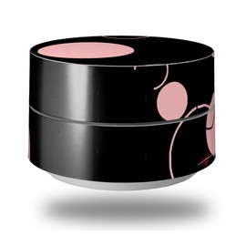 Skin Decal Wrap for Google WiFi Original Lots of Dots Pink on Black (Google WiFi NOT Included) by WraptorSkinz