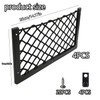 WEZCHUGHAOL 4Pcs Car Storage Net with Plastic Frame and Hook,