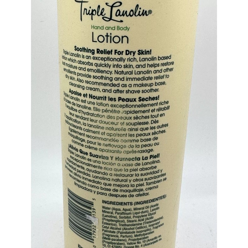 Triple Lanolin Original Formula Hand & Body Lotion - 20