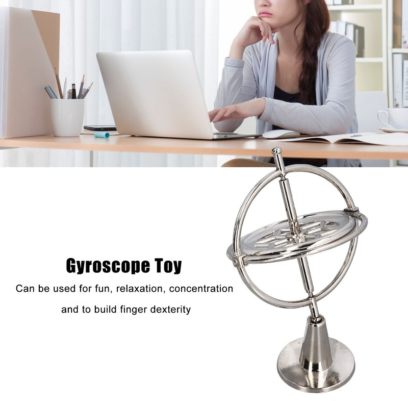 Alloy Gyroscope Toy Balance Relaxing Multi Functional Decompression Finger Gyroscope