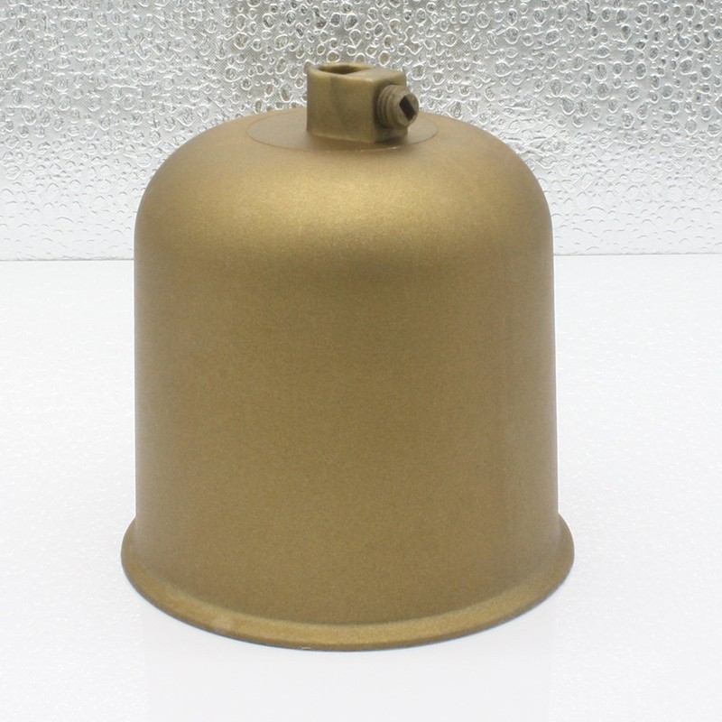 Canopy Gold Matt Plastic with Locking Screw for Supply Cable