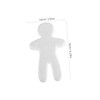 KONTONTY Sturdy White Embryo Dolls from Xps Foam DIY Craft