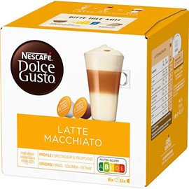 NESCAFÉ DOLCE GUSTO Latte Macchiato Coffee Capsules Pack of 1 (1 x 8 Servings)