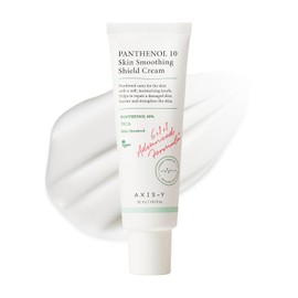 AXIS-Y Panthenol 10 Skin Smoothing Shield Cream Daily Facial Moisturizer Barrier Cream for Long Lasting Hydration & Soothing Vegan Korean Skin Care 1.69 Fl. Oz