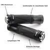 Area1 Universal Motorcycle/Scooter Handlebar Grips Rubber Grips 22/24-25 mm (Xtreme)
