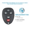 Keyless2Go New Replacement Keyless Entry Remote Start Car Key Fob