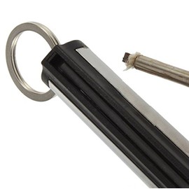 Fire Starter Permanent Match Oil Match with Storage Bag (5612 Circle Silver)