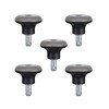 STOBOK 5pcs Bell Glides Replacement Office Chair Stool Swivel Caster