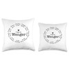 Wenger Family Name - Mom Name Mothers Day Throw Pillow