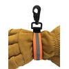 LINE2design Heavy Duty Firefighter Glove Strap with Orange Reflective Trim
