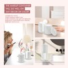 KEYPOWER Bling Rhinestone Cotton Ball Pad Swabs Make Up Pads