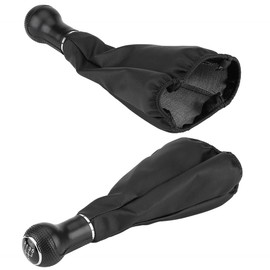 Yctze 5 Speed/6 Speed Gear Stick Gaiter Boat Dustproof Cover for MK3 1991-1998 (5 Speed) for Gear Knob VW Golf 3 Black