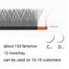 NAGARAKU Eyelash Extensions, 3D Volume, Ultra Fine, Light and Natural,
