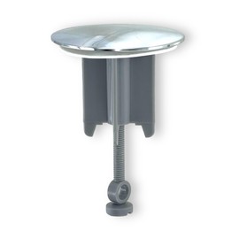 DL-pro Universal Drain Plug Eccentric Plug 1 1/4 Inch 65 mm Chrome for Washbasin Sink