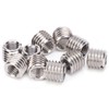 Self Tapping Thread Insert, 10Pcs 10mm Thread Repair Sleeves Reducer