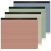 gisgfim 4 Pack 11" x 9.5" Landscape Legal Pad College Ruled Lined Pads 40 Sheets Boho Colored Horizontal Notepad 80 GSM Landscape Writing Pads Aesthetic Legal Pad for School Office Business (Boho)