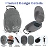 Anguu Hat Travel Case, Hard Hat Carrier Organizer with Clip